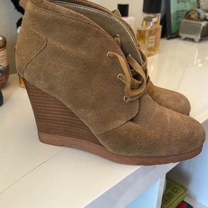 Wedge Brown Boots